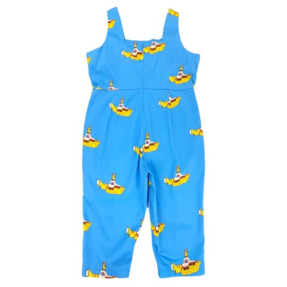 NWT Sarsparilly Beneath The Waves Jumpsuit Yellow Submarine Beatles Novelty 4X - Picture 7 of 11
